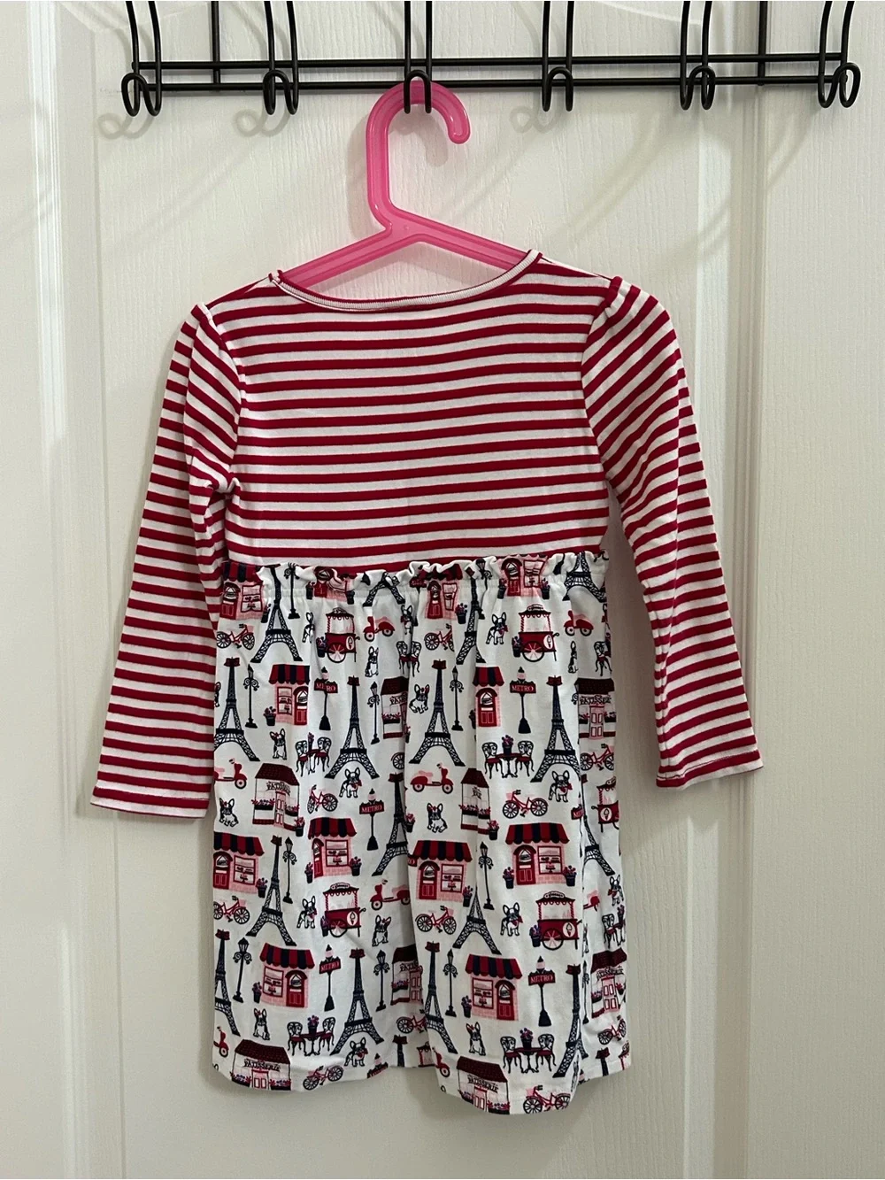 Gymboree Paris Eiffel Tower Dress Size 5T EUC